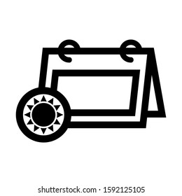 day icon isolated sign symbol vector illustration - high quality black style vector icons
