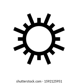 day icon isolated sign symbol vector illustration - high quality black style vector icons
