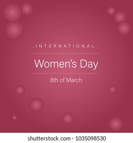 Women’s Day illustration for web and application design featuring female empowerment celebration equality, and diversity in a modern flat vector style