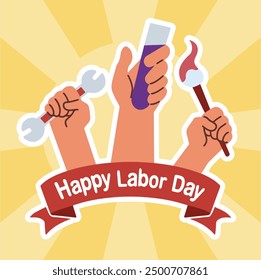 The Day Of Labor Illustration