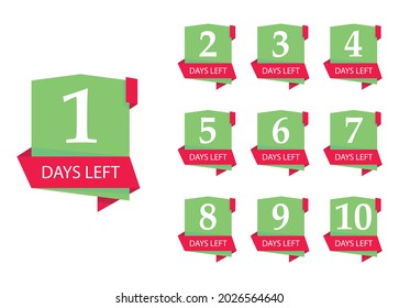 Day left, countdown, timer, count