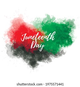 Day of liberation from slavery. June 19. Independence Day. Equal rights. African people. For printing on posters, postcards, flyers. Juneteenth Freedom Day. African-American Independence Day,