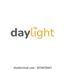 Diseño sencillo con logotipo de luz de día