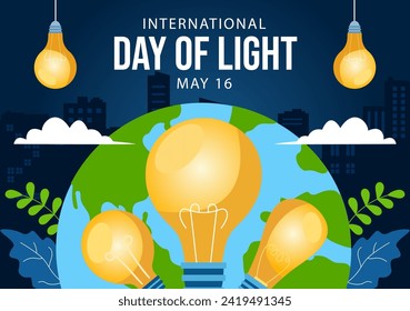 Day of Light Social Media Background Flat Cartoon Hand Drawn Templates Illustration