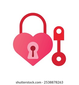 Valentine’s Day Lock Key Symbolic Gifts for Lovers icon