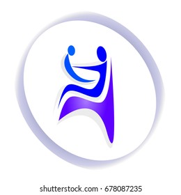 Father´s day logo, illustration vector