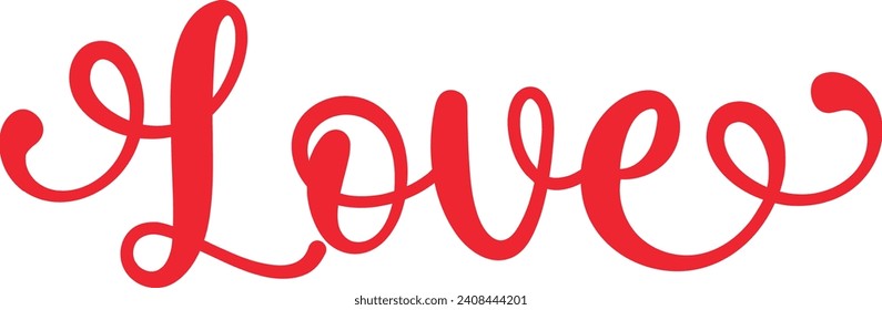 El Día de San Valentín de amor diseño de frases de texto sobre fondo aislado transparente y simple para camisa, capucha, sudadera, ropa, tarjeta, etiqueta, taza, icono, afiche o placa