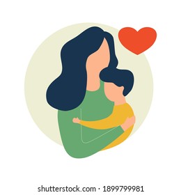 Mother’s day, mom with children