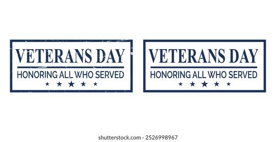 Veteran’s Day is a National Holiday celebrated each year on November 11th. Banner Background, poster, greeting card design