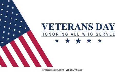O Dia do Veterano de Guerra é um feriado nacional comemorado todos os anos em 11 de novembro. Plano de fundo do banner, cartaz, design de cartão de saudação