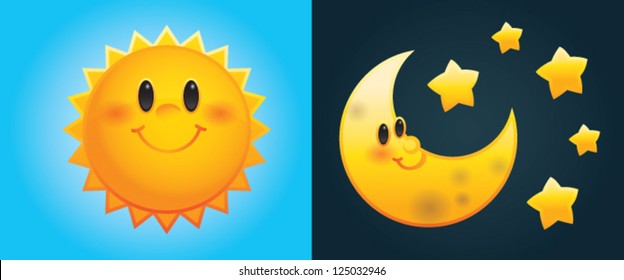 Moon Sun Kids High Res Stock Images Shutterstock