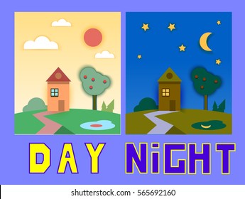 61,726 House Day And Night Images, Stock Photos & Vectors 