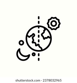 day, night icon, isolated icon in light background, perfect for website, blog, logo, graphic design, social media, UI, mobile app