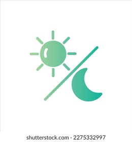 day and night icon with isolated vektor and transparent background.