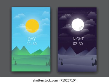 262,332 Morning and night background Images, Stock Photos & Vectors ...