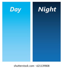 day and night. Vector