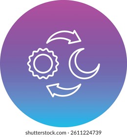 Day And Night vector icon. Can be used for printing, mobile and web applications.
