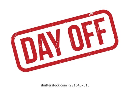 Day Off Rubber Stamp Seal Vector