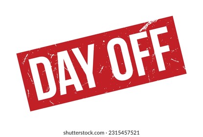 Day Off Rubber Stamp Seal Vector