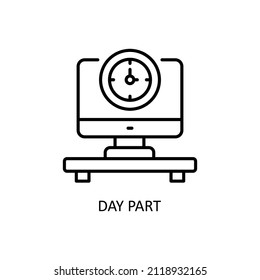 Day Part Vector Outline Icons für Ihre digitalen oder gedruckten Projekte.