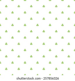 Day Patrick festive background pattern green Shamrock natural