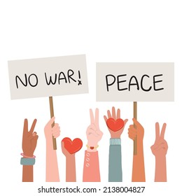 day of peace background. people concept. against war, violent and other unhumanities concept. can be add text. vector illustration