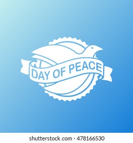 Day of Peace Logo. Vector Illustration. EPS 10