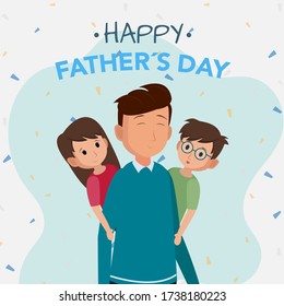 Day Poster Family Vectorial Illustration Cartoon Stock Vector (Royalty ...