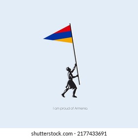day of pride in your country. A beautiful postcard for any projects. Armenia
