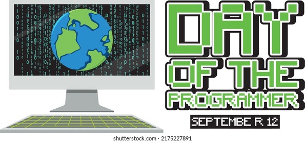 The Day of the Programmer Poster illustration