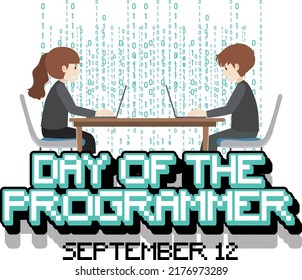 The Day of the Programmer Poster illustration