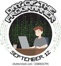 The Day of the Programmer Poster illustration