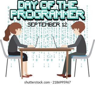 The Day of the Programmer Poster illustration