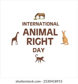 Um dia para promover os direitos universais e a proteção de todos os animais sensíveis em todo o mundo