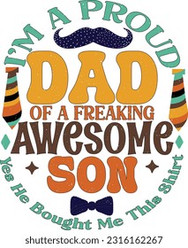 Father’s Day Quotes Vector Design Vol-1