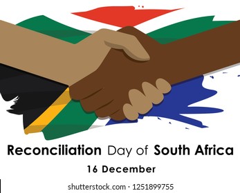 The Day Of Reconciliation Is A Public Holiday In South Africa Held Annually On 16 December Design Vector Illustration