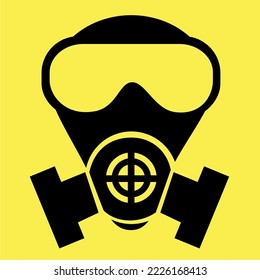 Day of Remembrance for all Victims of Chemical Warfare, icon mask, polution helmet