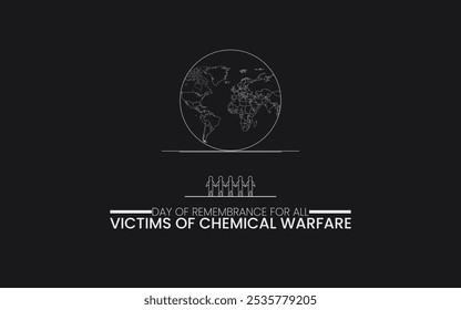 Day of Remembrance for All Victims of Chemical Warfare. smart design, Holiday concept. Template for background, banner, card, poster 