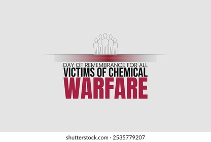 Day of Remembrance for All Victims of Chemical Warfare. smart design, Holiday concept. Template for background, banner, card, poster 