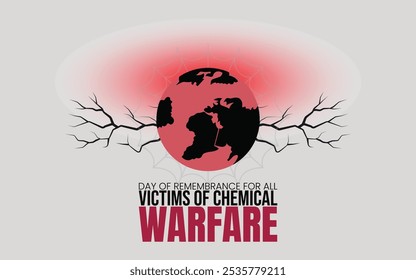 Day of Remembrance for All Victims of Chemical Warfare. smart design, Holiday concept. Template for background, banner, card, poster 