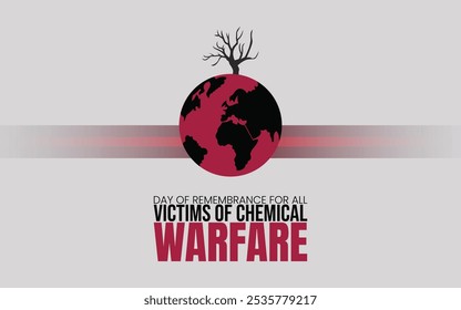 Day of Remembrance for All Victims of Chemical Warfare. smart design, Holiday concept. Template for background, banner, card, poster 