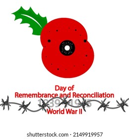 Day of Remembrance and Reconciliation, vector art illustration.