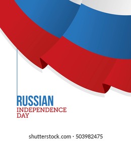 The Day of Russia, Vector Russian Independence Day Celebrating. Great for Greeting card, poster and banner.