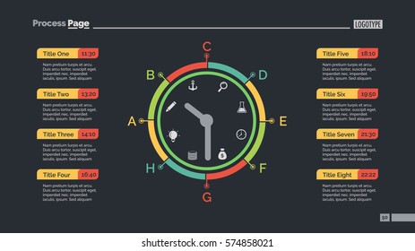 Day Schedule and Clock Slide Template