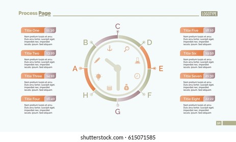 Day Schedule and Clock Slide Template