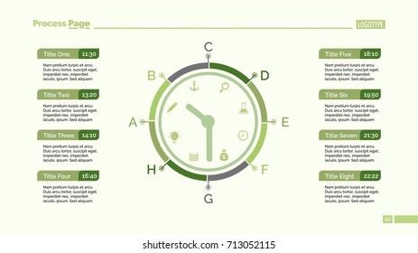 Day Schedule and Clock Slide Template