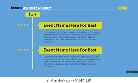 Day Schedule Slide Template