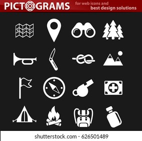 Day Scouts Vector Icons User Interface Stock Vector (Royalty Free ...