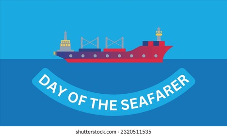 Día del Marero. Ilustración vectorial. Ilustración del día de la marea.