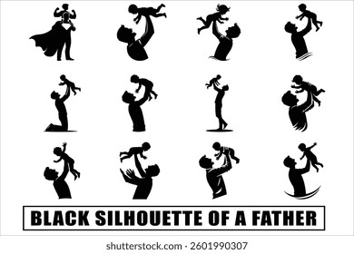 Father’s Day Silhouette Graphics Art